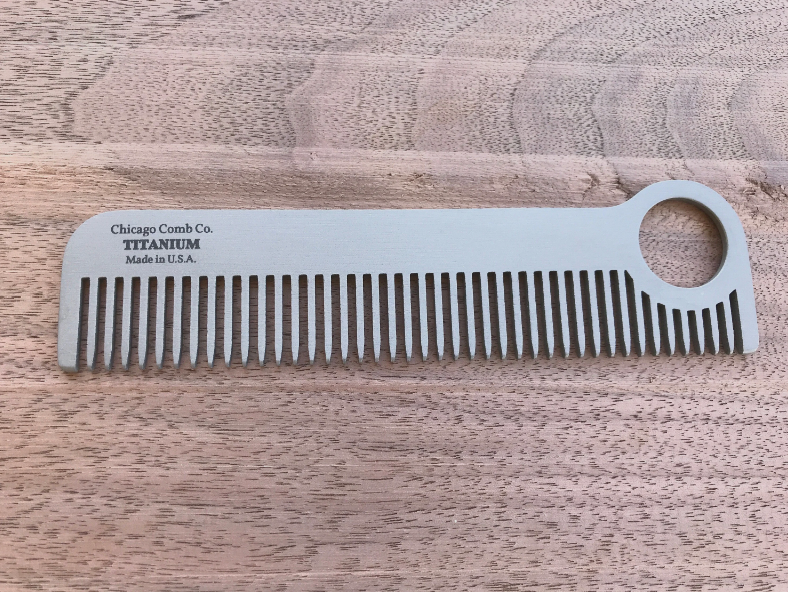 Chicago Comb Co.  - Carbon Fiber Comb - Model  No. 1