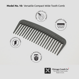 Chicago Comb Co.  - Carbon Fiber Comb - Model  No.  10