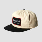 BRIXTON - Casquette à Visière Woodburn Netplus MP - Marron